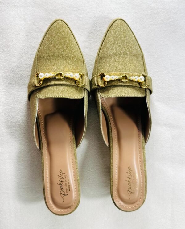 Elegant Ladies Sandals with Pearl & Gold Accent – Perfect for Every Occasion - Image 8