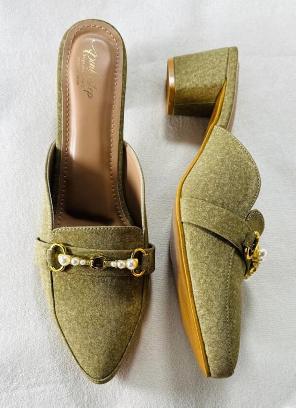 Elegant Ladies Sandals with Pearl & Gold Accent – Perfect for Every Occasion - Image 6