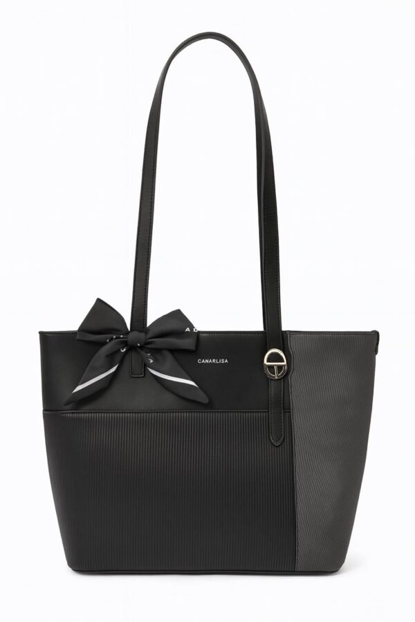 Stylish Ladies Tote Bag with Elegant Bow and Premium Detailing - Image 29