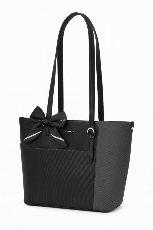 Stylish Ladies Tote Bag with Elegant Bow and Premium Detailing - Image 28
