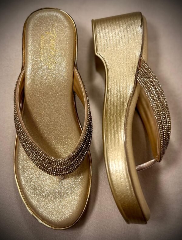 Elegant Ladies Sandals with Crystal-Embellished Strap – Stylish and Comfortable - Image 11