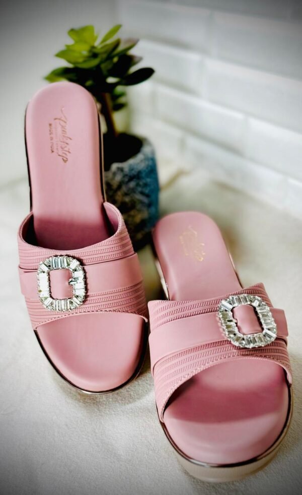 Elegant Ladies Sandals with Crystal Buckle Detail – Perfect for Any Occasion - Image 9