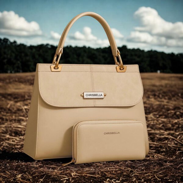 Chrisbella Luxury Handbag with Wallet Set